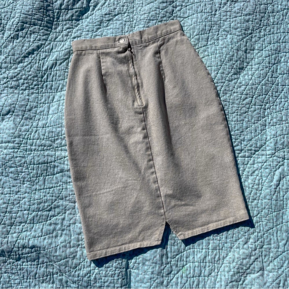 80s 90s Palmetto’s Denim Pencil Skirt